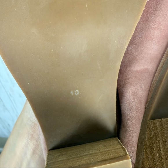 Jeffrey Campbell Pink Suede Mules 10 - Picture 7 of 7